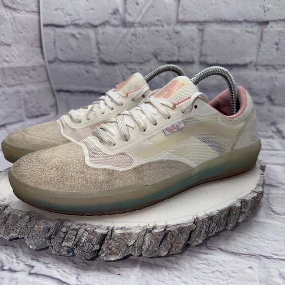 Vans Off The Wall AVE Pro Skateboard Shoe White Pink MENS 8.5 Women 10 - Picture 6 of 11